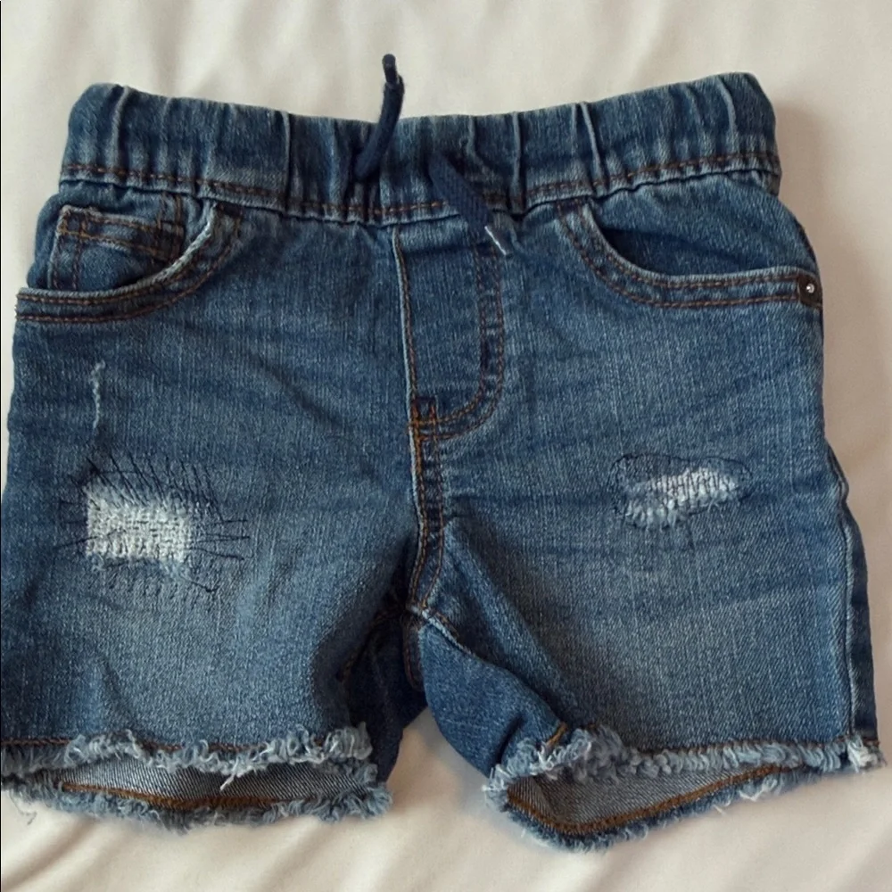 OshKosh B'gosh Distressed Blue Denim Shorts